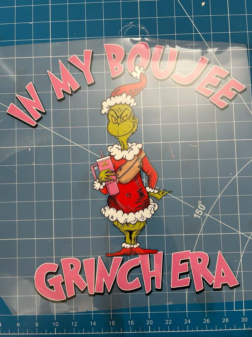 In My Boujee Grinch Era Sweatshirt DTF Transfer